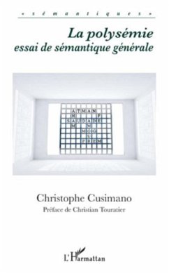 La polysemie - essai de semantique generale (eBook, PDF) - Christophe Cusimano