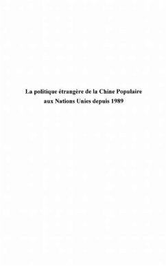 Politique etrangere de la chine populair (eBook, PDF)