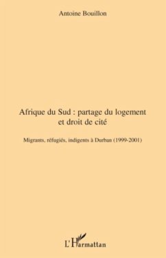 Afrique du sud: partage du logement et de cite (eBook, PDF)