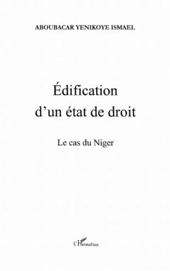 EDIFICATION D'UN ETAT DE DROIT (eBook, PDF)