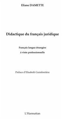 Didactique du francais juridique (eBook, PDF)
