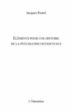 Cover Elements pour une histoire psychiatrie (eBook, PDF)