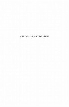 Cover Art de lire, art de vivre (eBook, PDF)