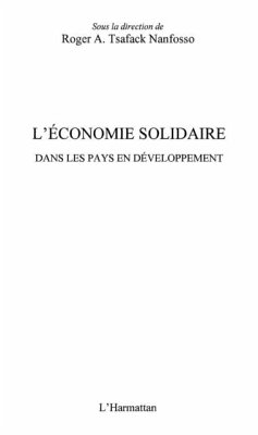 Economie solidaire dans pays developpeme (eBook, PDF)