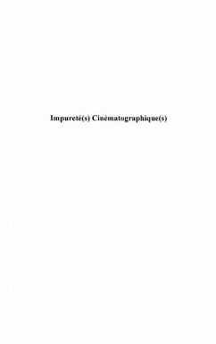 Cover Impurete(s) cinematographique(s) (eBook, PDF)