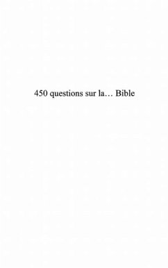 450 questions sur la bible (eBook, PDF)