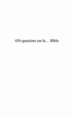 Cover 450 questions sur la bible (eBook, PDF)