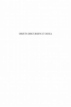 Objets discursifs et doxa - essai de sem (eBook, PDF) Objets discursifs et doxa - essai de sem (eBook, PDF)