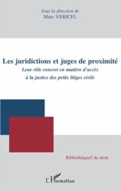 Les juridictions et juges de proximite - leur role concret e (eBook, PDF) - Bertrand Du Chambon