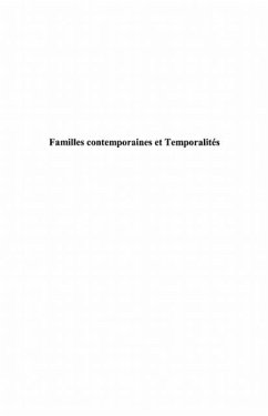 Familles contemporaines et temporalites (eBook, PDF)