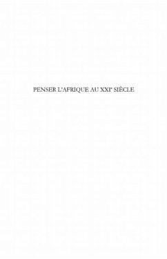 Penser l'Afrique au XXIe siecle (eBook, PDF) Penser l'Afrique au XXIe siecle (eBook, PDF)