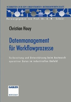 Datenmanagement für Workflowprozesse - Houy, Christian
