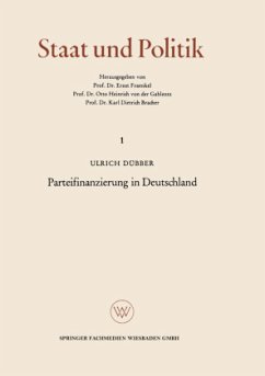 Parteifinanzierung in Deutschland - Dübber, Ulrich