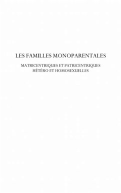 Cover Les familles monoparentales - matricentriques et patricentri (eBook, PDF)
