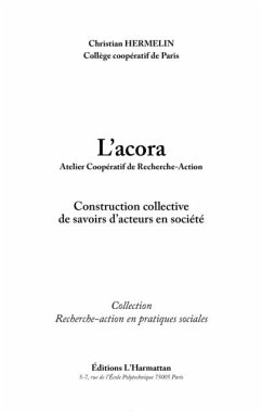 L'acora, atelier cooperatif de recherche action - constructi (eBook, PDF)