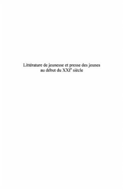Litterature de jeunesse et presse des jeunes au debut du siE (eBook, PDF)