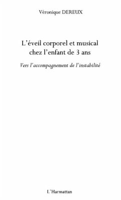 L'eveil corporel et musical chez l'enfant de 3 ans - vers l' (eBook, PDF) - Veronique Dereux
