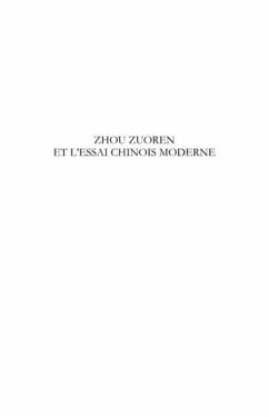 Zhou Zuoren et l'essai chinoismoderne (eBook, PDF)