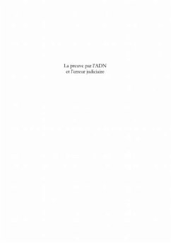 La preuve par l'adn et l'erreur judiciaire (eBook, PDF)