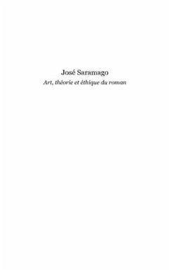 Jose saramago - art, theorie et ethique du roman (eBook, PDF)