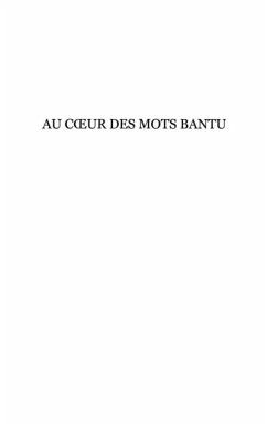 Au coeur des mots bantu - la denomination chez les pove (eBook, PDF)