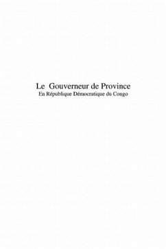 Le gouverneur de province en republique democratique du cong (eBook, PDF)