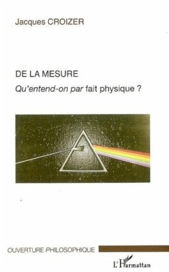 Cover De la mesure qu'entend-on par fait physique (eBook, PDF)