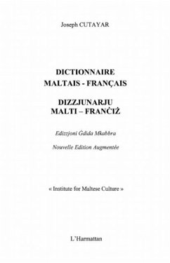 Cover Dictionnaire maltais-francais nouvelle edition (eBook, PDF)