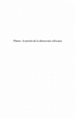 Platon : le proces de la democratie afri (eBook, PDF)