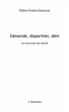 Genocide,disparition,deni (eBook, PDF) Genocide,disparition,deni (eBook, PDF)