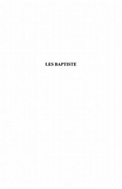 Cover Baptiste les (eBook, PDF)