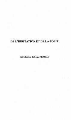 De l'irritation et de la folie (eBook, PDF) - Collectif