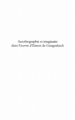 Autobiographie et imaginaire dans l'oeuv (eBook, PDF)