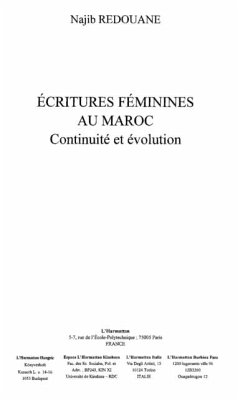 Cover ecritures feminines au maroc (eBook, PDF)