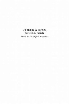 Cover Un monde de paroles paroles dumonde (eBook, PDF)