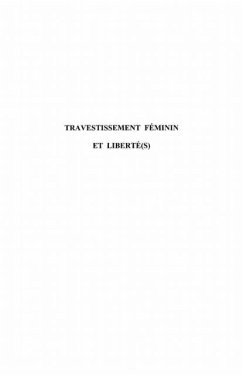 Travestissement feminin et libertes (eBook, PDF)