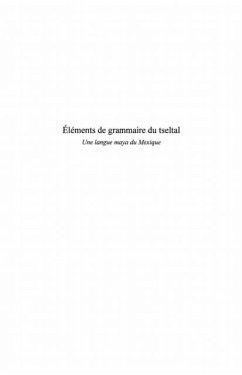 Elements de grammaire du tseltal une lan (eBook, PDF)