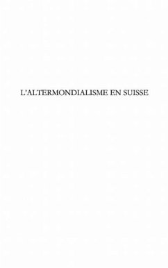 Cover L'altermondialisme en suisse (eBook, PDF)