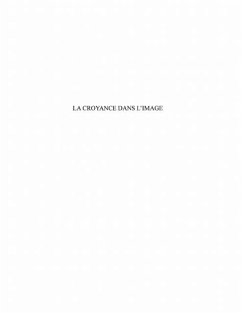 Cover Croyance dans l'image (eBook, PDF)