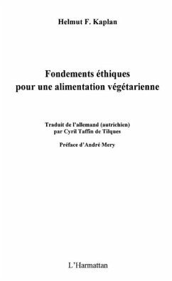 Fondements ethiques pour une alimentation vegetarienne (eBook, PDF)