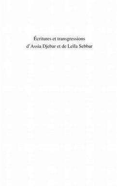 Ecritures et transgressions d'assia djeb (eBook, PDF) - Bessieres