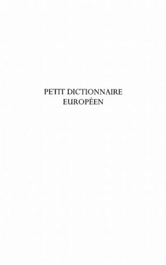 Cover Petit dictionnaire europeen (eBook, PDF)