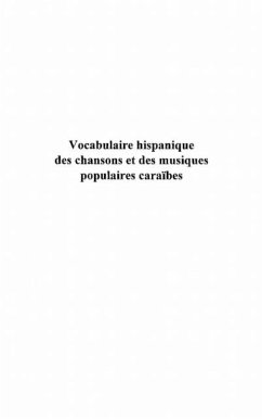 Vocabulaire hispanique des chansons et m (eBook, PDF)