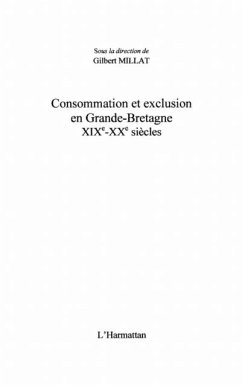 Consommation et exclusion en grande-bretagne (eBook, PDF)