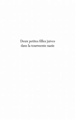 Deux petites filles juives dans tourment (eBook, PDF) Deux petites filles juives dans tourment (eBook, PDF)