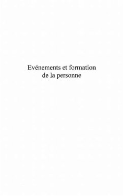 Evenements et formation de la personne - ecarts internationa (eBook, PDF)