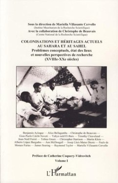 Colonisations et heritages actuels Sahar (eBook, PDF)