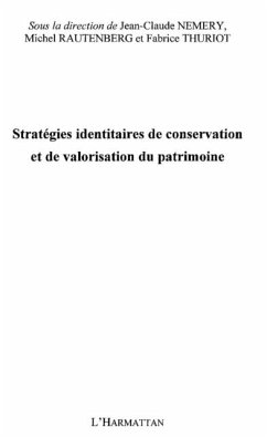 Strategies identitaires de conservation (eBook, PDF)