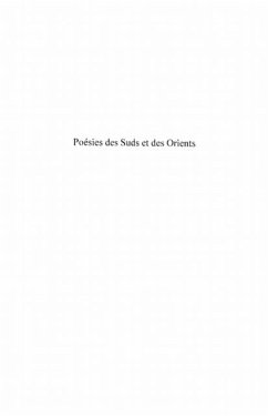 Cover Poesies des suds et des orients (eBook, PDF)