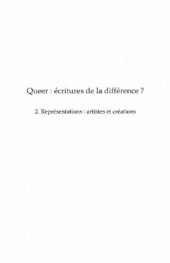 Queer volume 2 - ecritures de la difference ? - representati (eBook, PDF) - Aristote